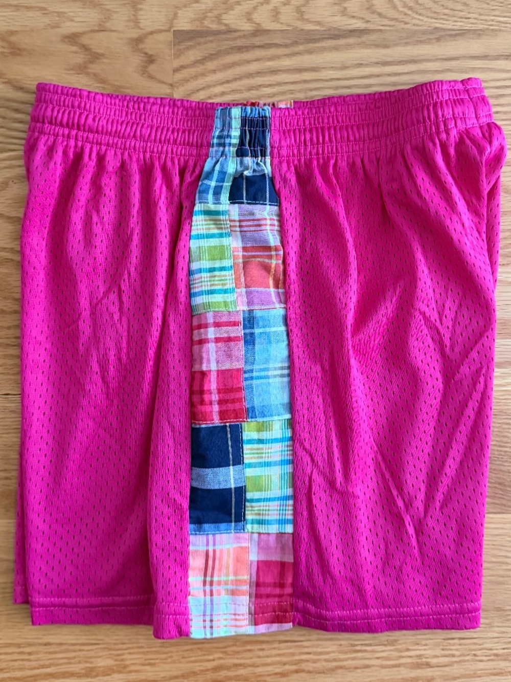 FIT 2 WIN NWOT Madras Mesh 5" Shorts (M)